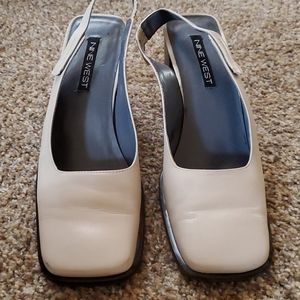 Vintage square toe Nine West heel.